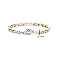 Ti Sento Yellow Gold Plated Cubic Zirconia Bubble Bracelet 23066ZY