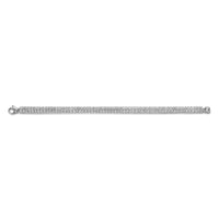 Ti Sento Cubic Zirconia Double Row Tennis Bracelet 23067ZI