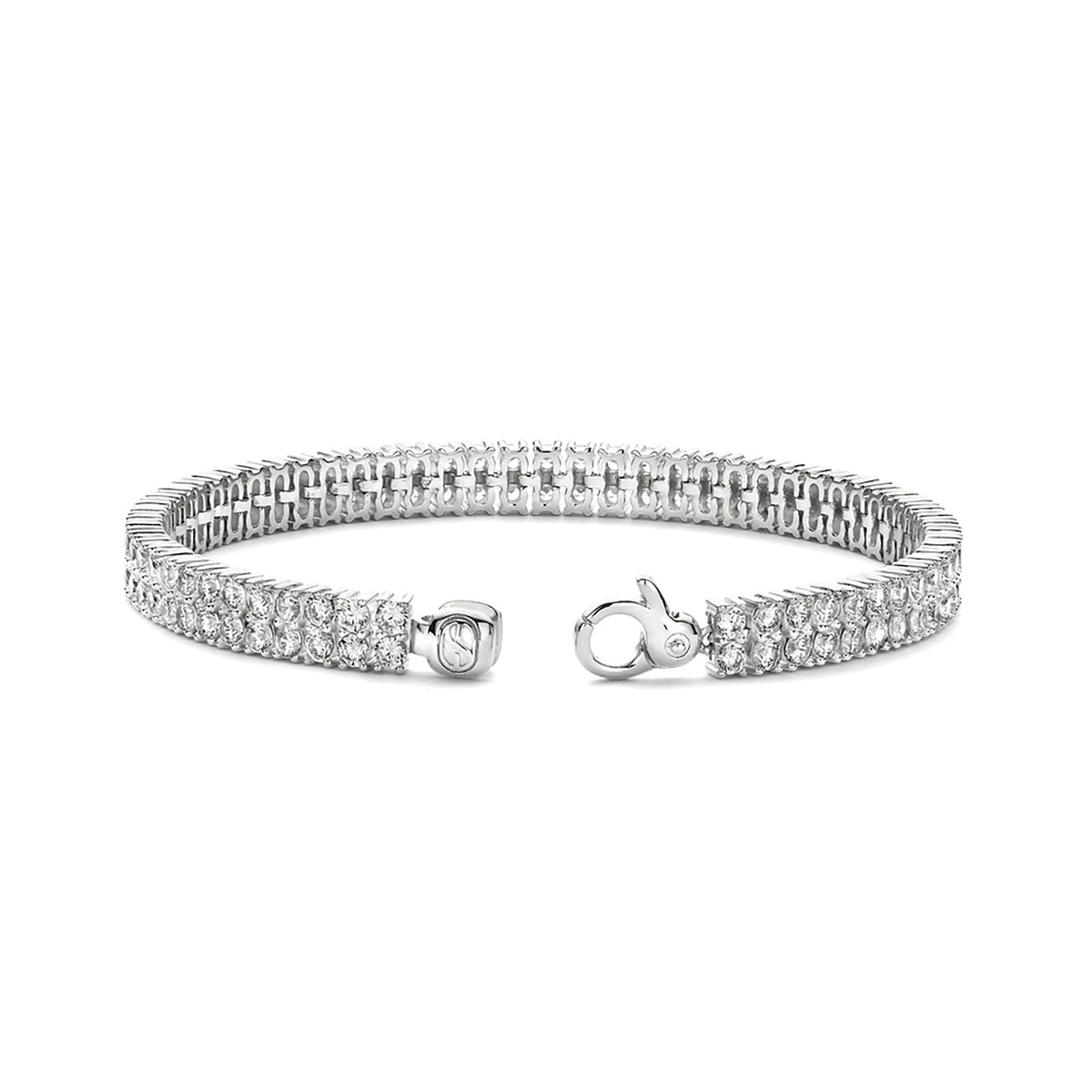 Ti Sento Cubic Zirconia Double Row Tennis Bracelet 23067ZI - Michael Jones Jeweller