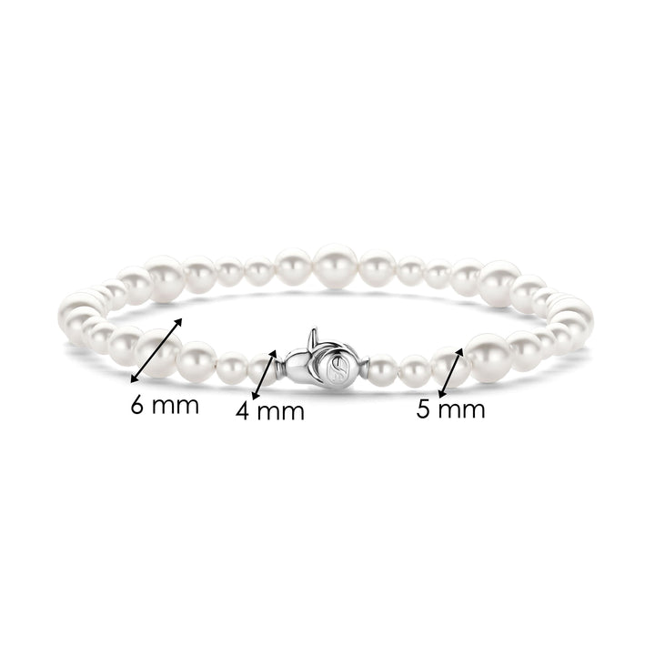 Ti Sento Synthetic Pearl Bracelet 23074PW