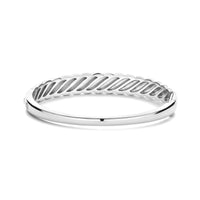 Ti Sento Yellow Gold Plated Twist Bangle - Michael Jones Jeweller