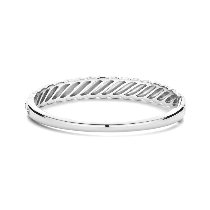 Ti Sento Yellow Gold Plated Twist Bangle - Michael Jones Jeweller