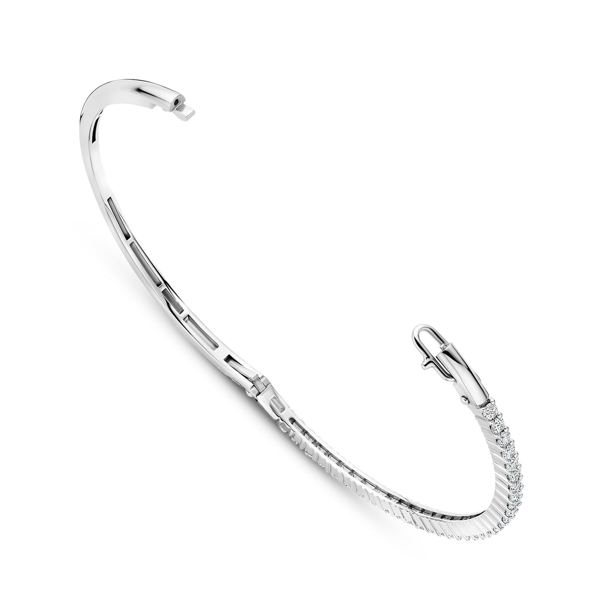 Ti Sento Cubic Zirconia Bangle 23097ZI - Michael Jones Jeweller