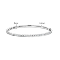 Ti Sento Cubic Zirconia Bangle 23097ZI - Michael Jones Jeweller