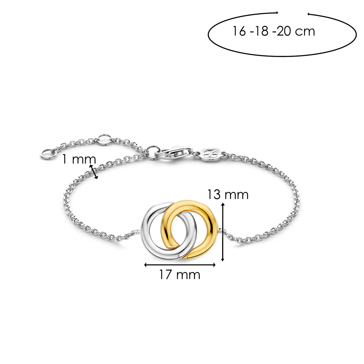 Ti Sento Entwined Bracelet 2790SY - Michael Jones Jeweller