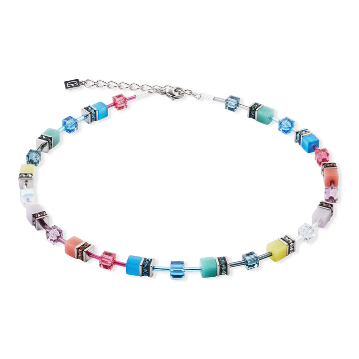 Coeur De Lion GeoCUBE® Iconic necklace Magic-silver
