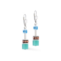 Coeur De Lion  GeoCUBE® Iconic earrings Magic silver