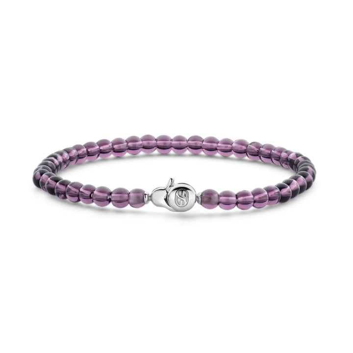 Ti Sento Purple Bead Silver Bracelet 2908PU