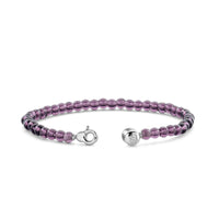 Ti Sento Purple Bead Silver Bracelet 2908PU