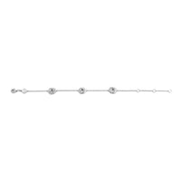Ti Sento Cubic Zirconia Interlocking Link Bracelet