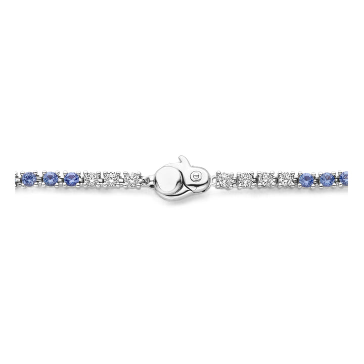 Ti Sento Blue Cubic Zirconia Tennis Bracelet - Michael Jones Jeweller