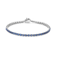 Ti Sento Blue Cubic Zirconia Tennis Bracelet - Michael Jones Jeweller
