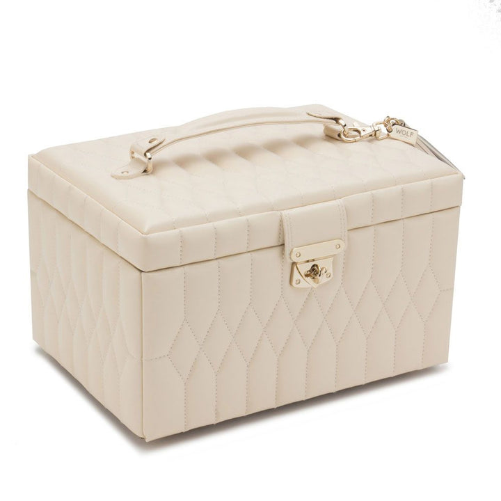 WOLF Caroline Ivory Medium Jewellery Case