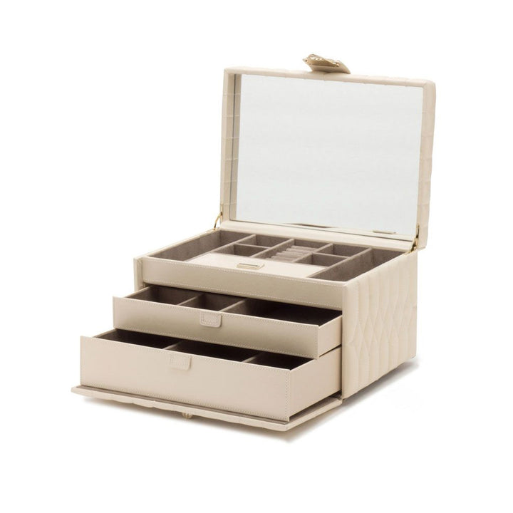 WOLF Caroline Ivory Medium Jewellery Case