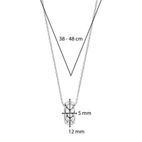 Ti Sento Clover Patterned Necklace 34015SI