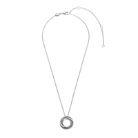 Ti Sento Textured Intertwined Circle Necklace - Michael Jones Jeweller