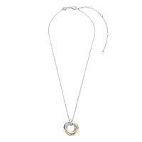 Ti Sento Yellow Gold Plated Cubic Zirconia Intertwined Circle Necklace - Michael Jones Jeweller