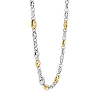 Ti Sento Yellow Gold Plated Cubic Zirconia Coffee Bean Necklace - Michael Jones Jeweller