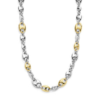 Ti Sento Yellow Gold Plated Cubic Zirconia Coffee Bean Necklace - Michael Jones Jeweller