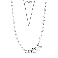 Ti Sento Cubic Zirconia Leaf Necklace - Michael Jones Jeweller