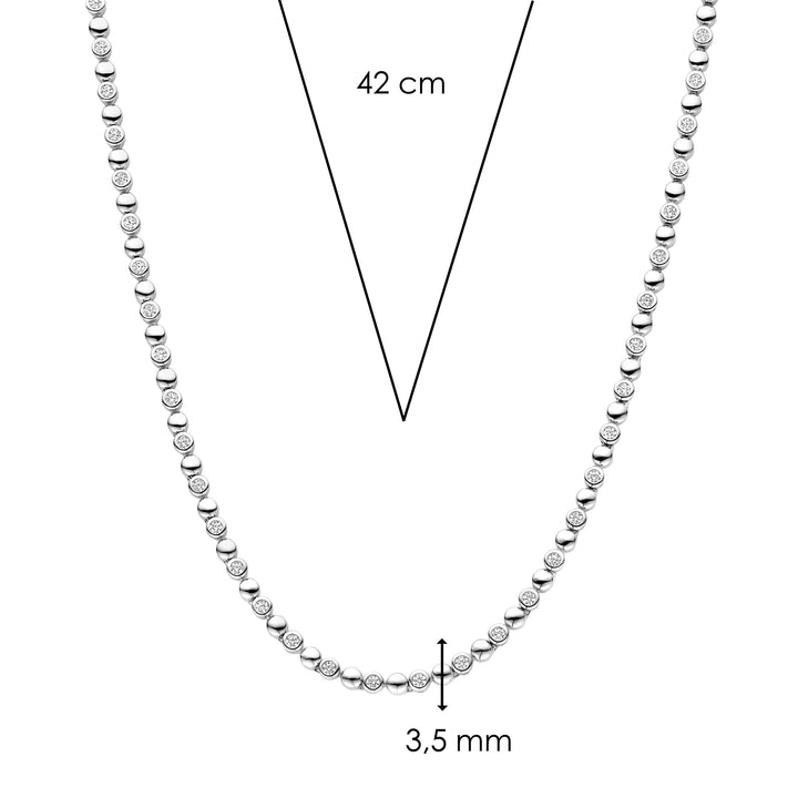 Ti Sento Cubic Zirconia Necklace 34082ZI