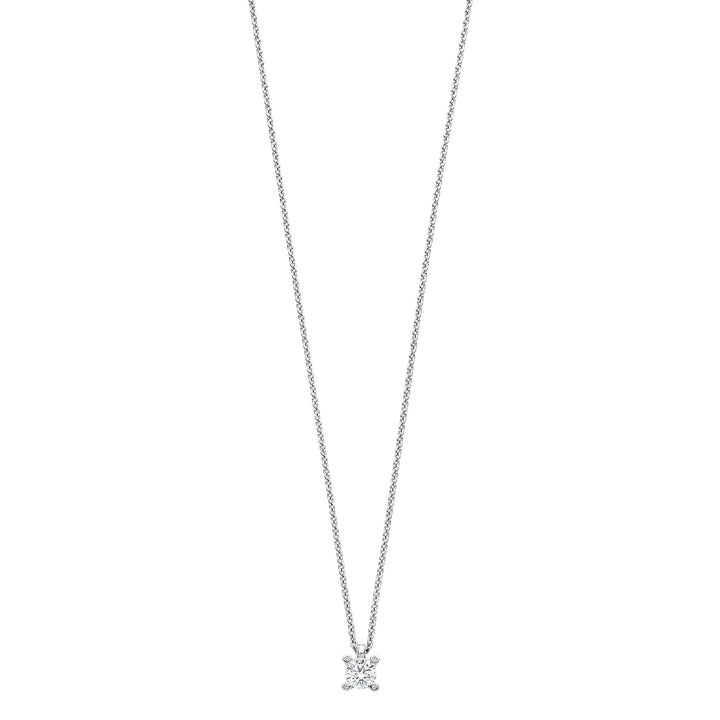 Ti Sento Cubic Zirconia Solitaire Necklace 3408ZI - Michael Jones Jeweller