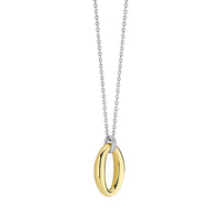 Ti Sento Yellow Gold Plated Cubic Zirconia Oval Necklace 34091ZY