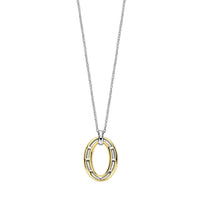 Ti Sento Yellow Gold Plated Cubic Zirconia Oval Necklace 34091ZY - Michael Jones Jeweller