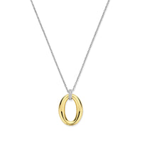 Ti Sento Yellow Gold Plated Cubic Zirconia Oval Necklace 34091ZY - Michael Jones Jeweller