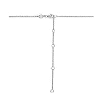 Ti Sento Yellow Gold Plated Cubic Zirconia Circle Necklace 3409ZY