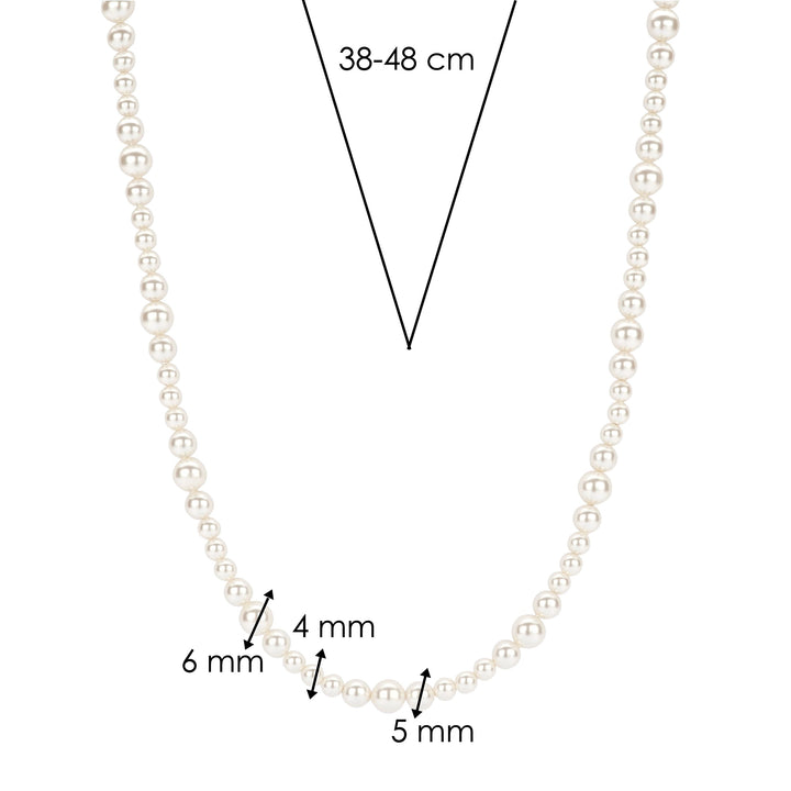 Ti Sento Synthetic Pearl Necklace 34094PW