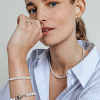 Ti Sento Synthetic Pearl Necklace 34094PW