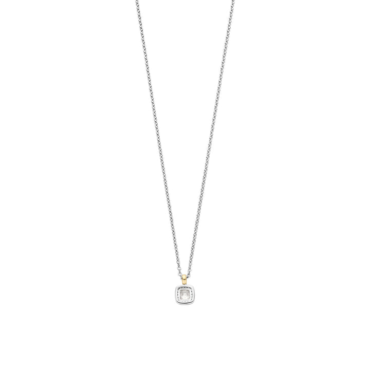 Ti Sento Yellow Gold Plated Cubic Zirconia Necklace 34103ZY