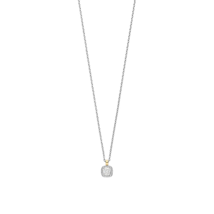 Ti Sento Yellow Gold Plated Cubic Zirconia Necklace 34103ZY