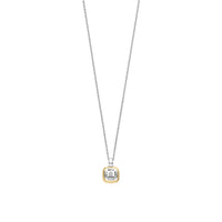 Ti Sento Yellow Gold Plated Grey Crystal and Cubic Zirconia Necklace 34111GG - Michael Jones Jeweller