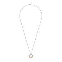 Ti Sento Cubic Zirconia Yellow Gold Plated Circular Pendant 34119ZY