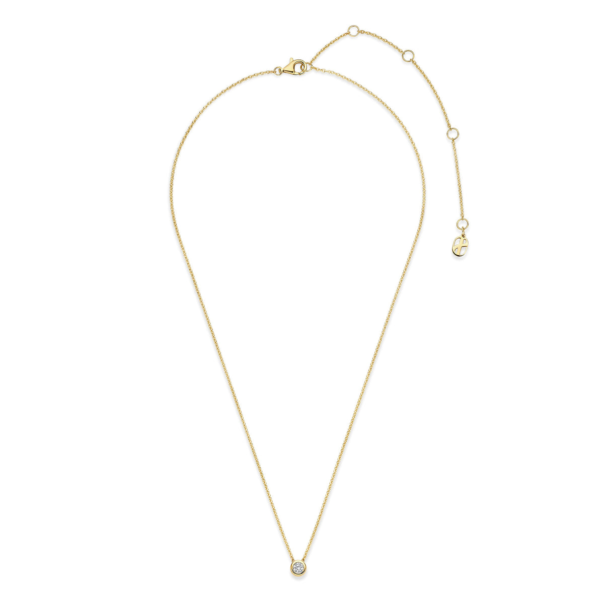 Ti Sento Yellow Gold Plated Cubic Zirconia Necklace 34124ZY - Michael Jones Jeweller