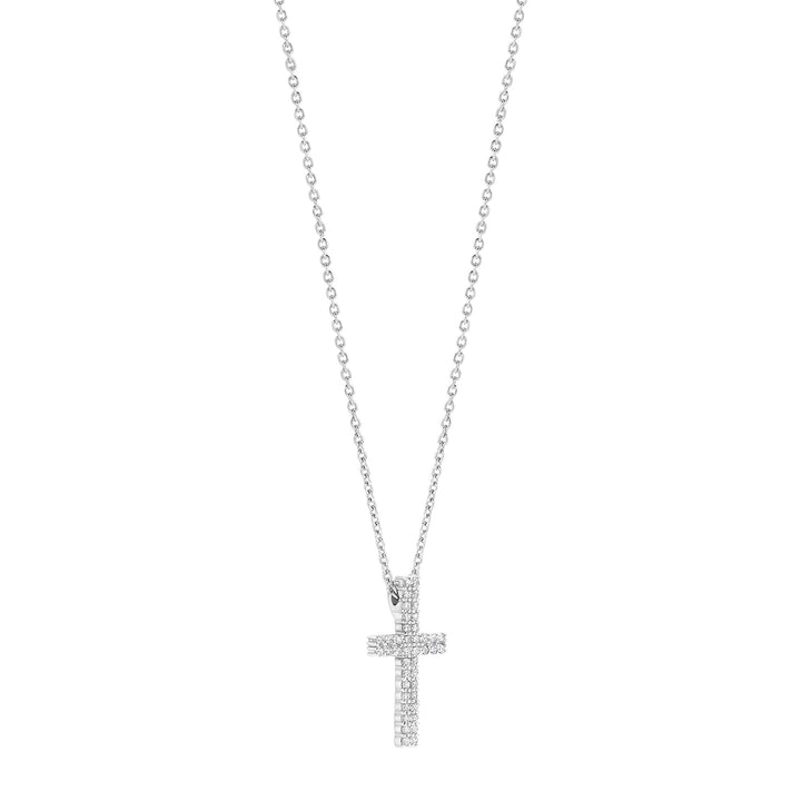 Ti Sento Cubic Zirconia Cross Necklace 34130ZI