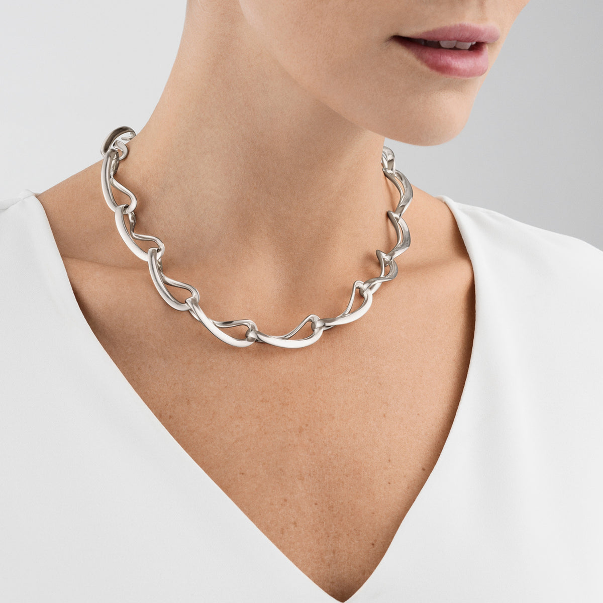 Georg Jensen INFINITY Sterling Silver Necklace