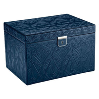 WOLF X LIBERTY All Over Ianthe Large Jewellery Box - Navy - ONLINE EXCLUSIVE - Michael Jones Jeweller