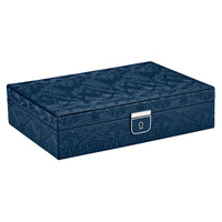 WOLF X LIBERTY All Over Ianthe Medium Navy Jewellery Box