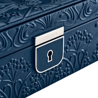 WOLF X LIBERTY All Over Ianthe Medium Navy Jewellery Box