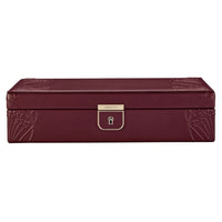 WOLF X LIBERTY Ianthe Medium Jewellery Box - Burgundy - ONLINE EXCLUSIVE - Michael Jones Jeweller