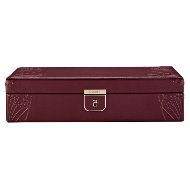 WOLF X LIBERTY Ianthe Medium Jewellery Box - Burgundy - ONLINE EXCLUSIVE