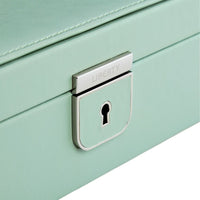 WOLF X LIBERTY Julia Interior Print Medium Jewellery Box - Sage Green - ONLINE EXCLUSIVE