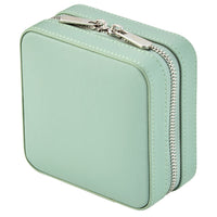 WOLF X LIBERTY Julia Interior Print Sage Green Small Travel Jewellery Zip Case