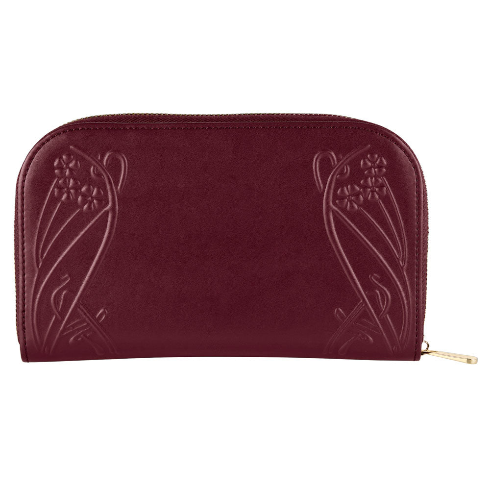 WOLF X LIBERTY Ianthe Burgundy Travel Jewellery Portfolio - Michael Jones Jeweller