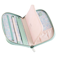 WOLF X LIBERTY Julia Interior Print Travel Jewellery Portfolio - Sage Green- ONLINE EXCLUSIVE