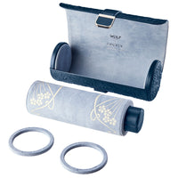 WOLF X LIBERTY All Over Ianthe Navy Triple Watch Roll