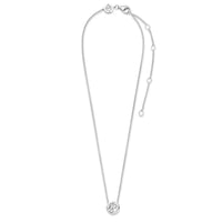 Ti Sento Siver CZ Heart Pendant 3845ZI
